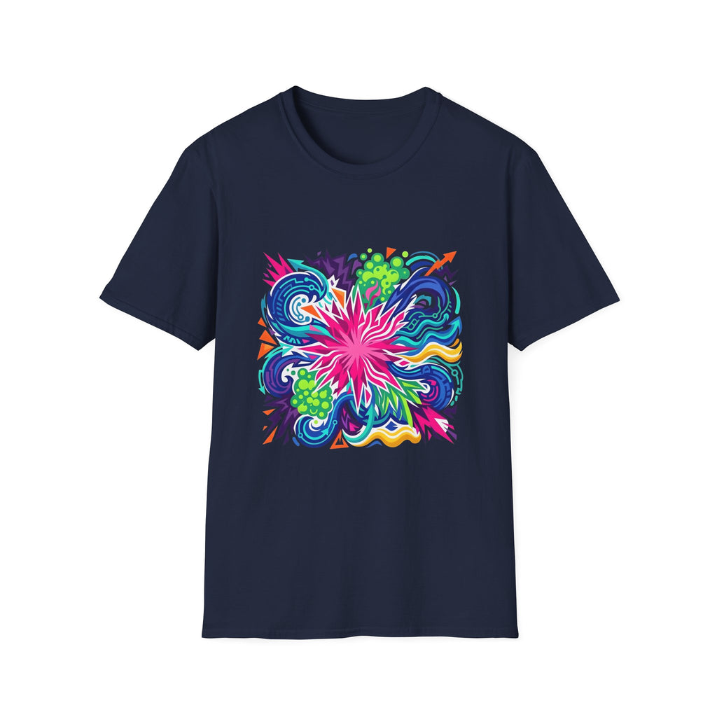 Abstract T-Shirt - Vibrant Graffiti Explosion | Unisex