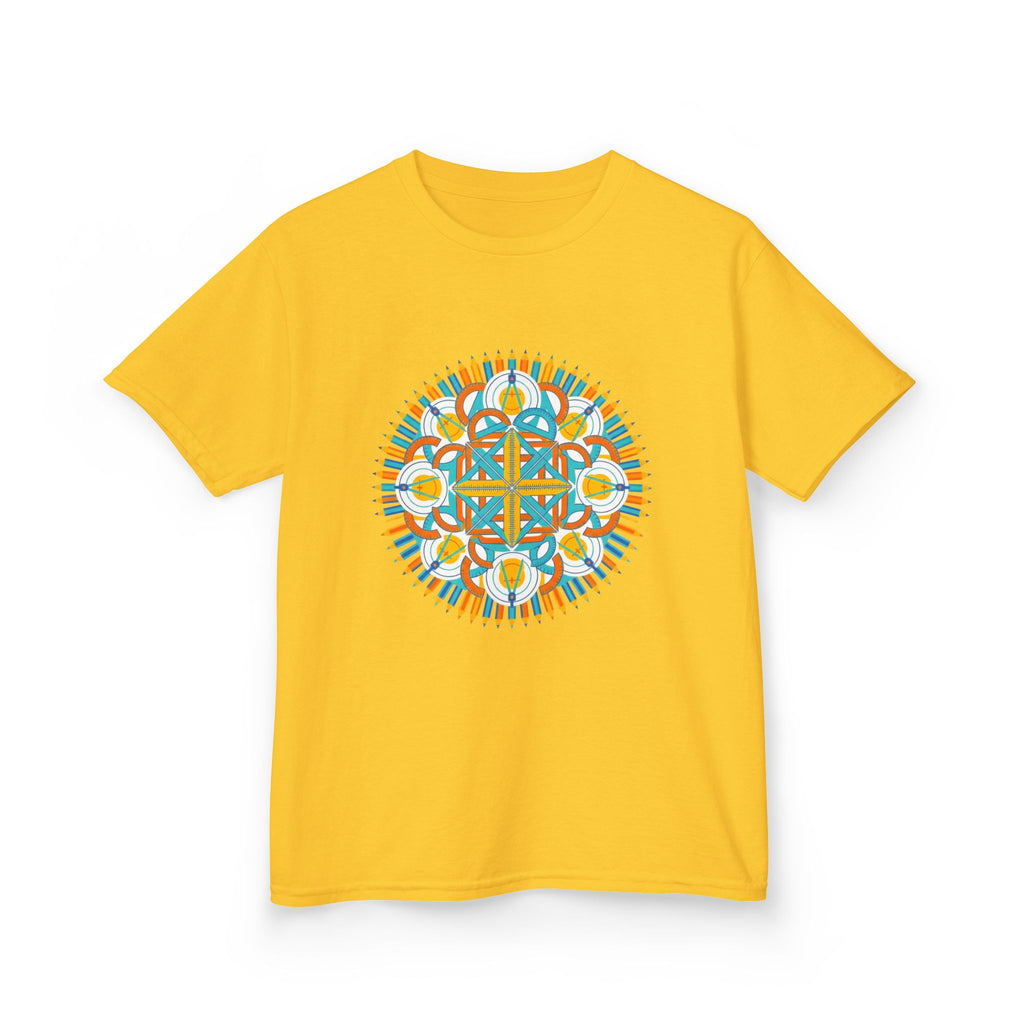 Kids T-Shirt - Math & Drafting Tools Mandala | STEM