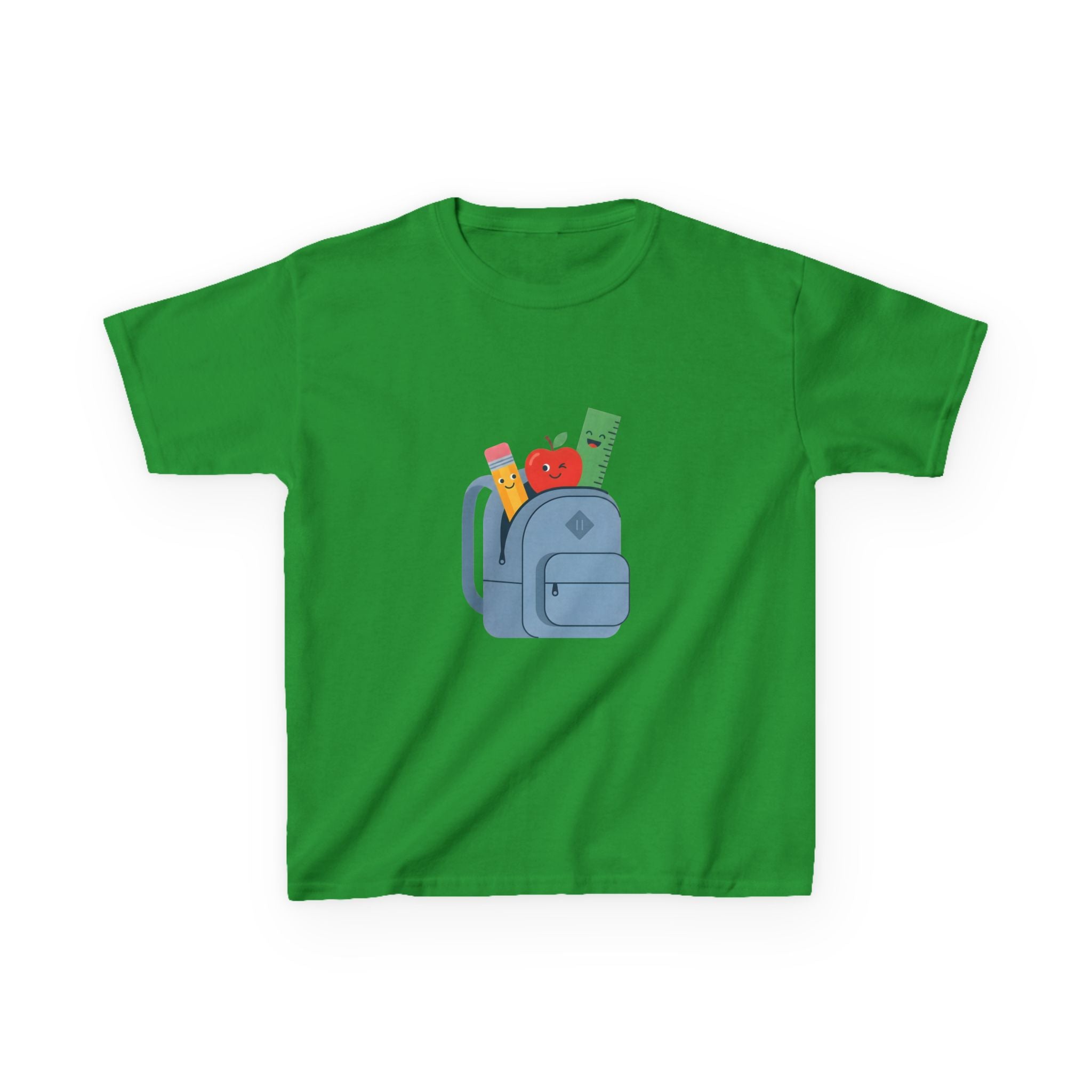 Kids Back to School Tee - Cute School Supplies Cartoon | 2026