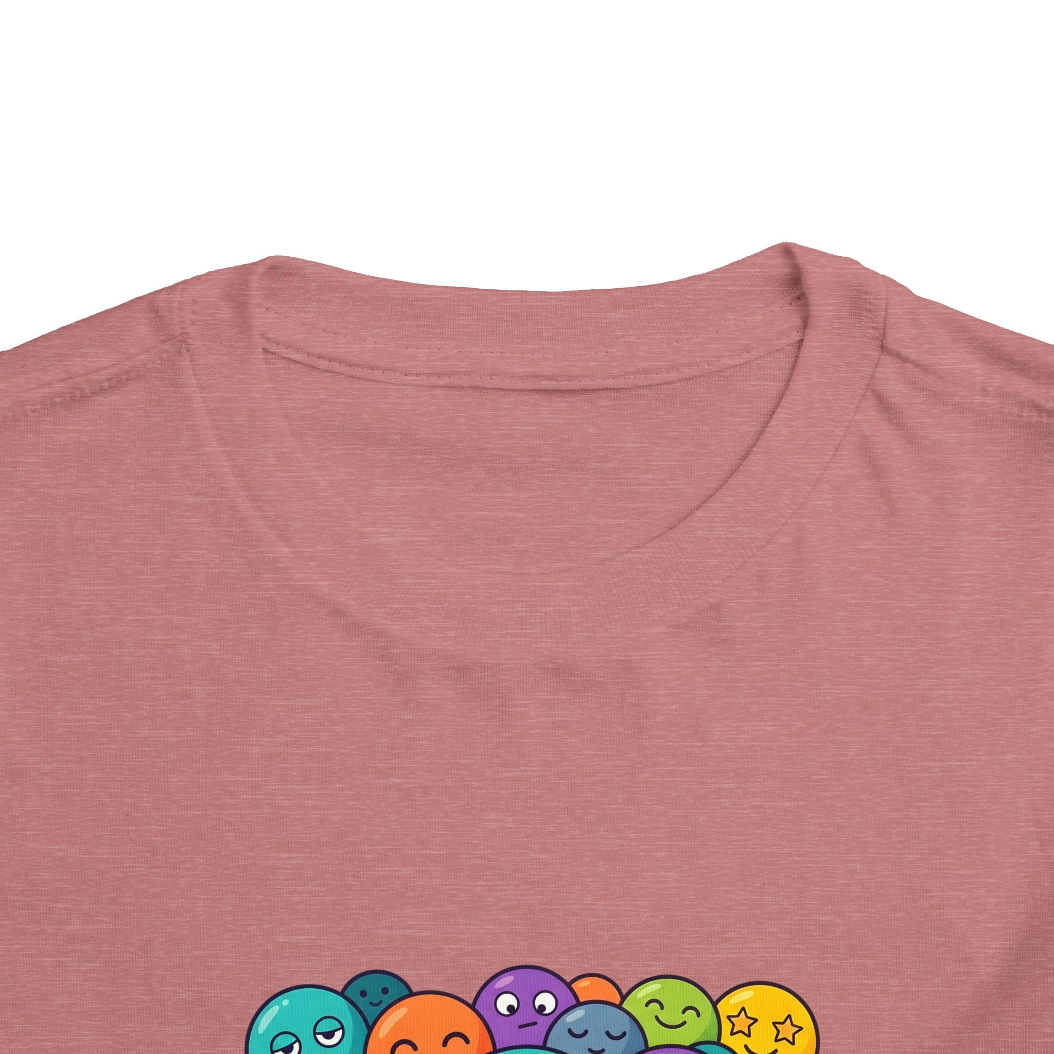 Toddler Tee - Expressive Emoji Faces | Kids Emotions & Feelings