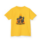 Kids Tee - Noir Stationery Detective Team | Cartoon Comic Style