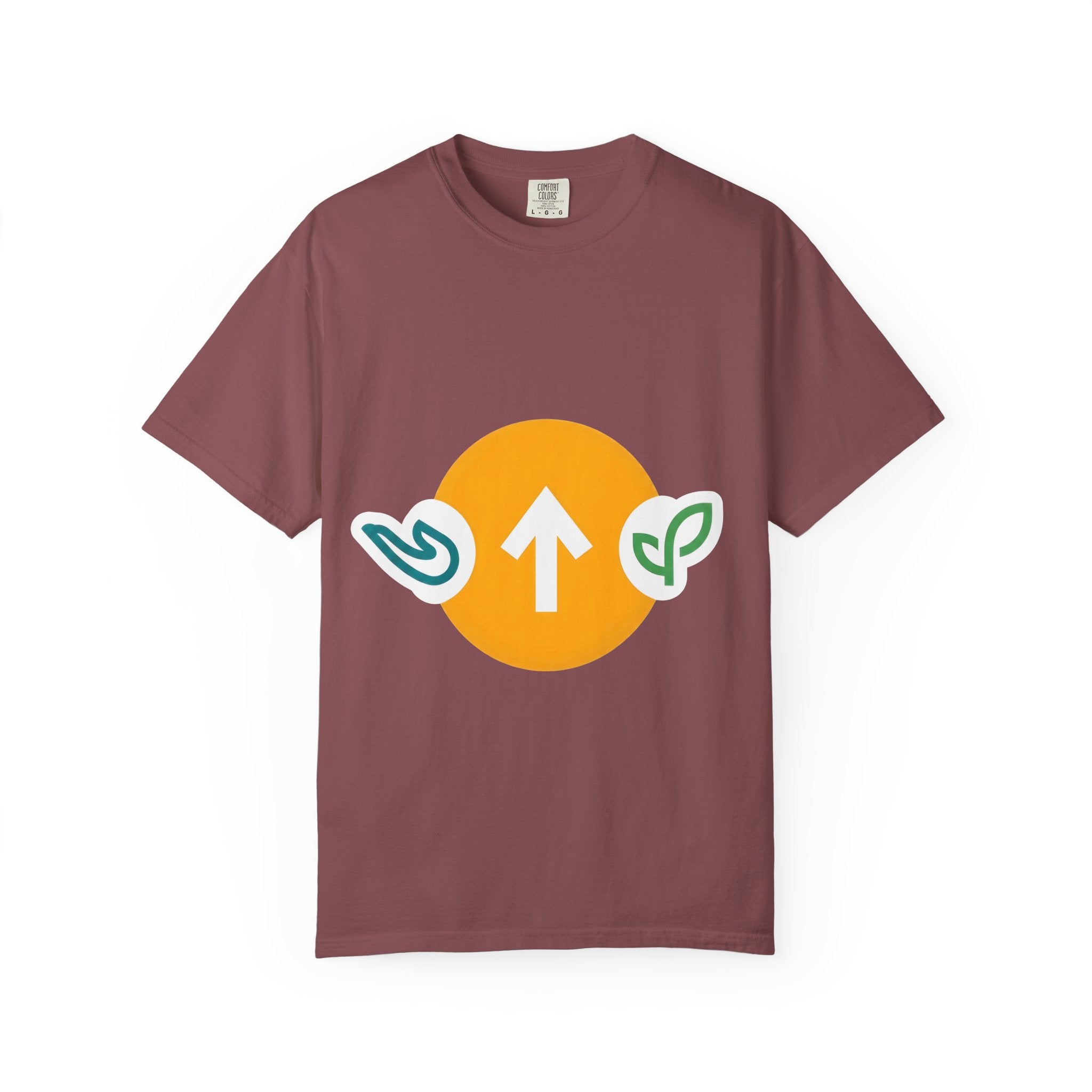 Symbolic Growth T-shirt - Modern Nature Aesthetic | Comfort Colors