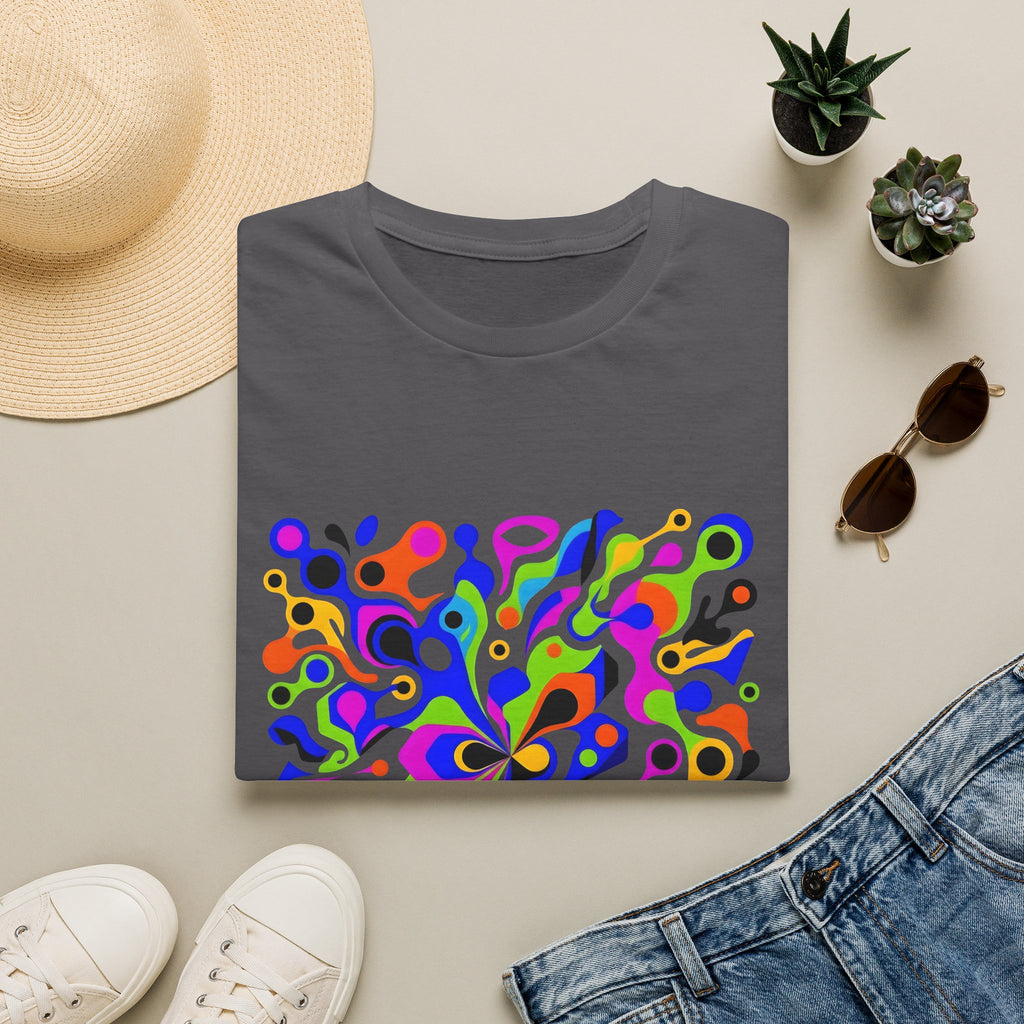 Unisex T-Shirt - Vibrant Organic Abstract | Psychedelic Flow