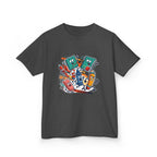 Kids Back to School Tee - Playful School Supplies Cartoon