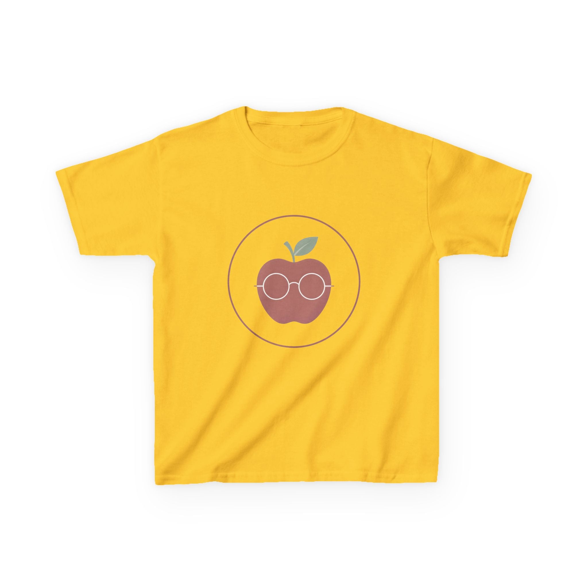Kids Tee - Smart Apple with Glasses | Education & School