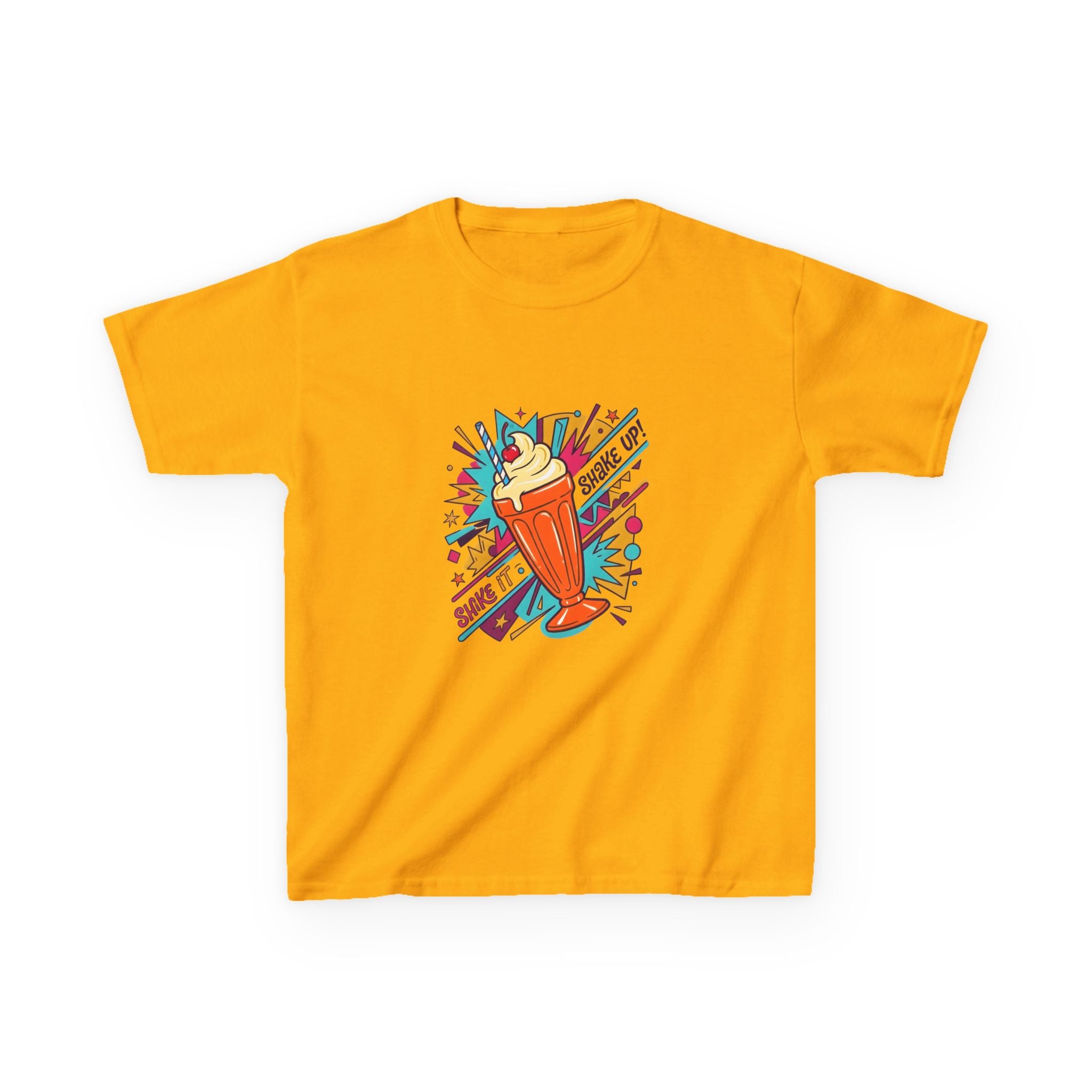 Kids Retro Pop Art Milkshake Tee - SHAKE IT UP! Dessert