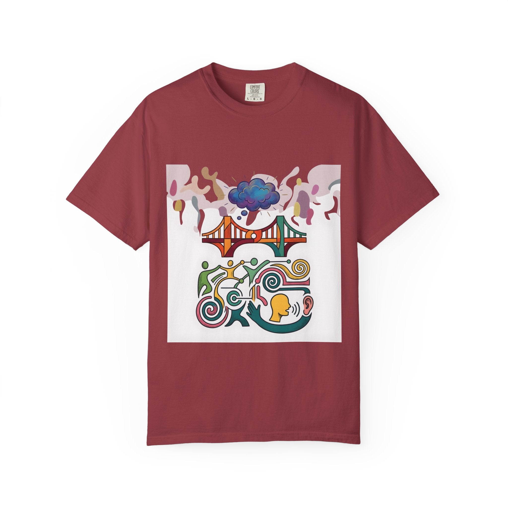 Comfort Colors T-shirt - Symbolic Connection | Abstract Communication