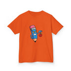 Kids Tee - Mischievous School Supplies Cartoon | Funny Education