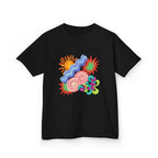 Kids T-Shirt - Playful Candy Explosion Abstract Art