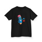 Kids Tee - Mischievous School Supplies Cartoon | Funny Education