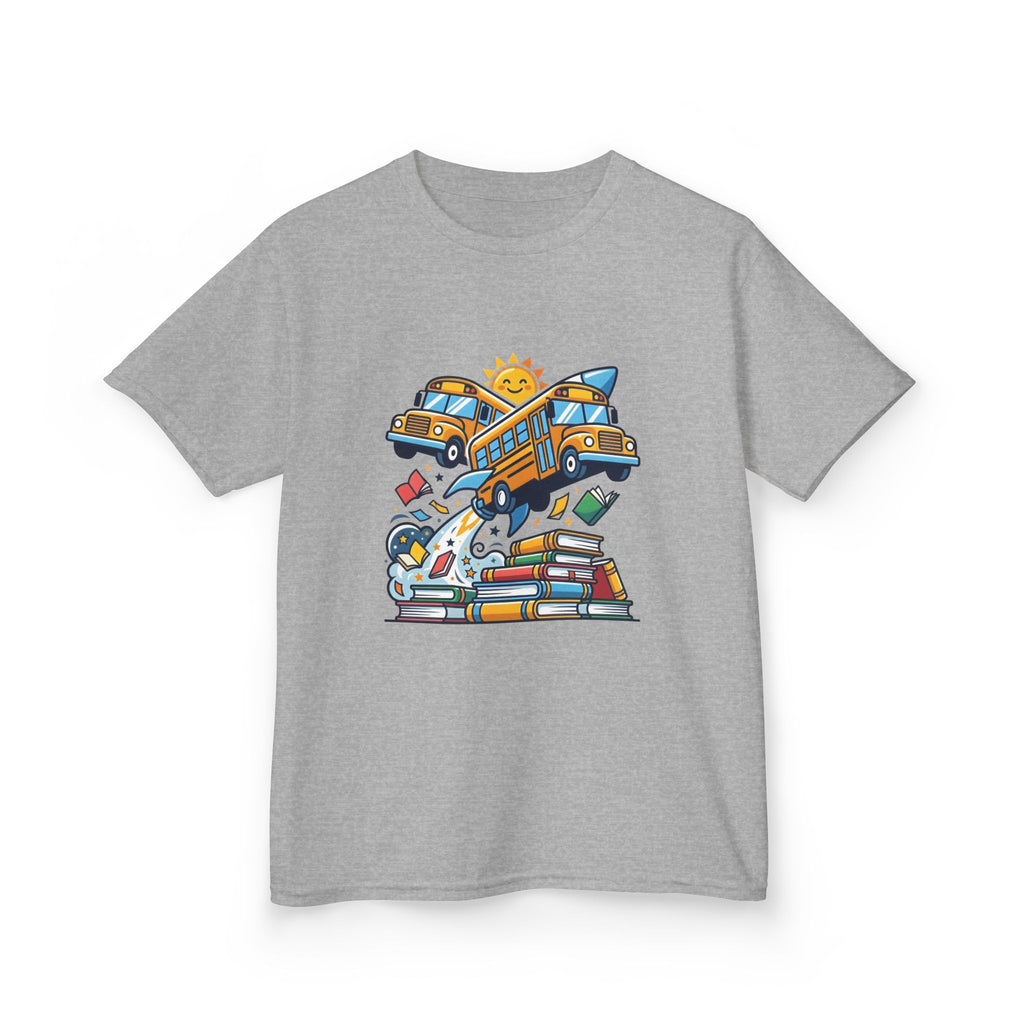 Kids Back to School T-Shirt - Rocket Bus Adventure | First Day