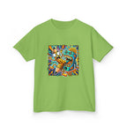 Kids Tee - Dynamic School Supplies Cartoon | Back to School Fun