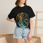 Elemental Dragon Tree T-Shirt - Mystical Nature Art | Comfort Colors