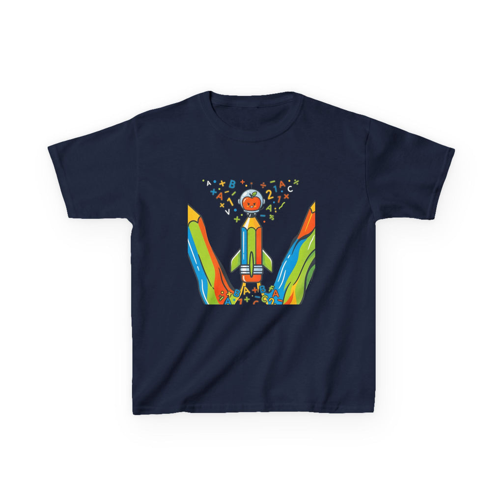 Kids Education Tee - Playful ABC & Math Learning Graphic