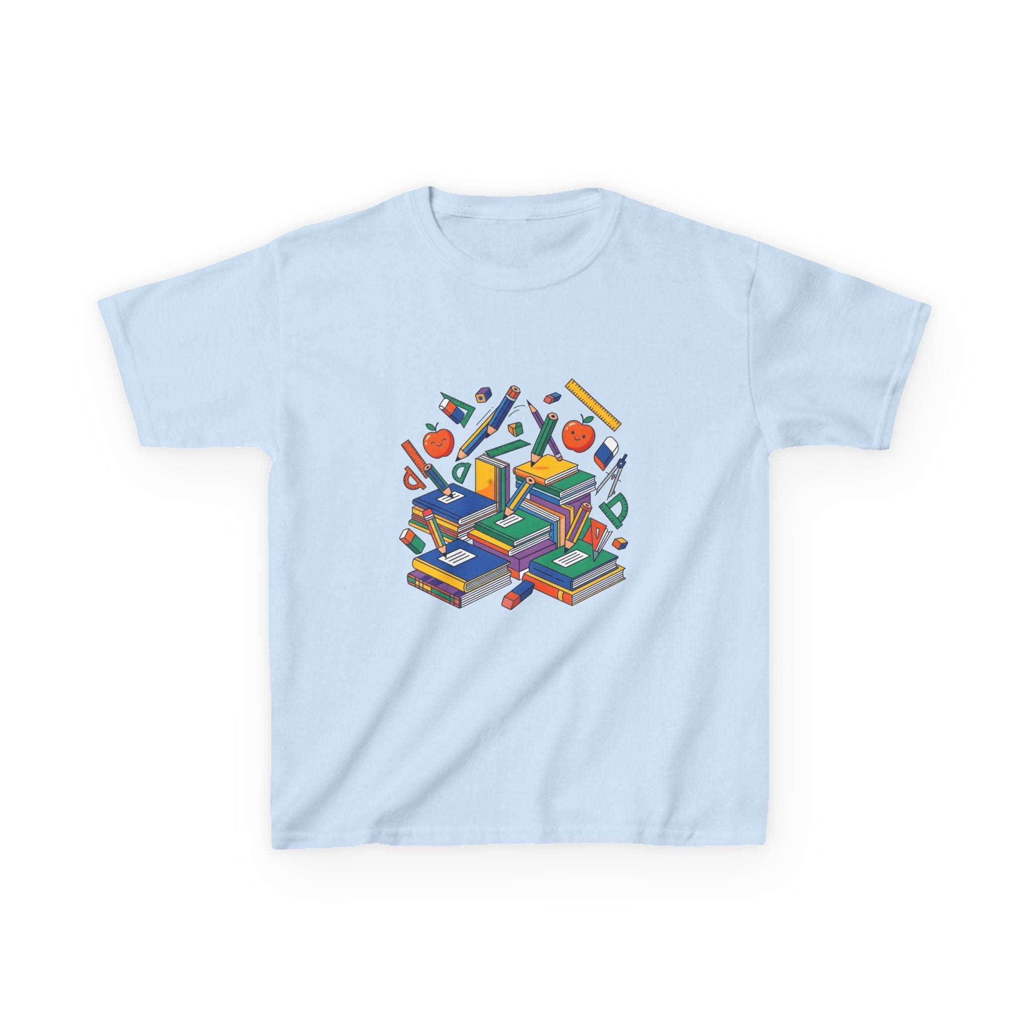 Kids School Supplies Tee - Colorful Education Design | Back to School