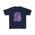 Kids Glitch Art Tee - FUNGUS Neon Cyberpunk Design | Retro