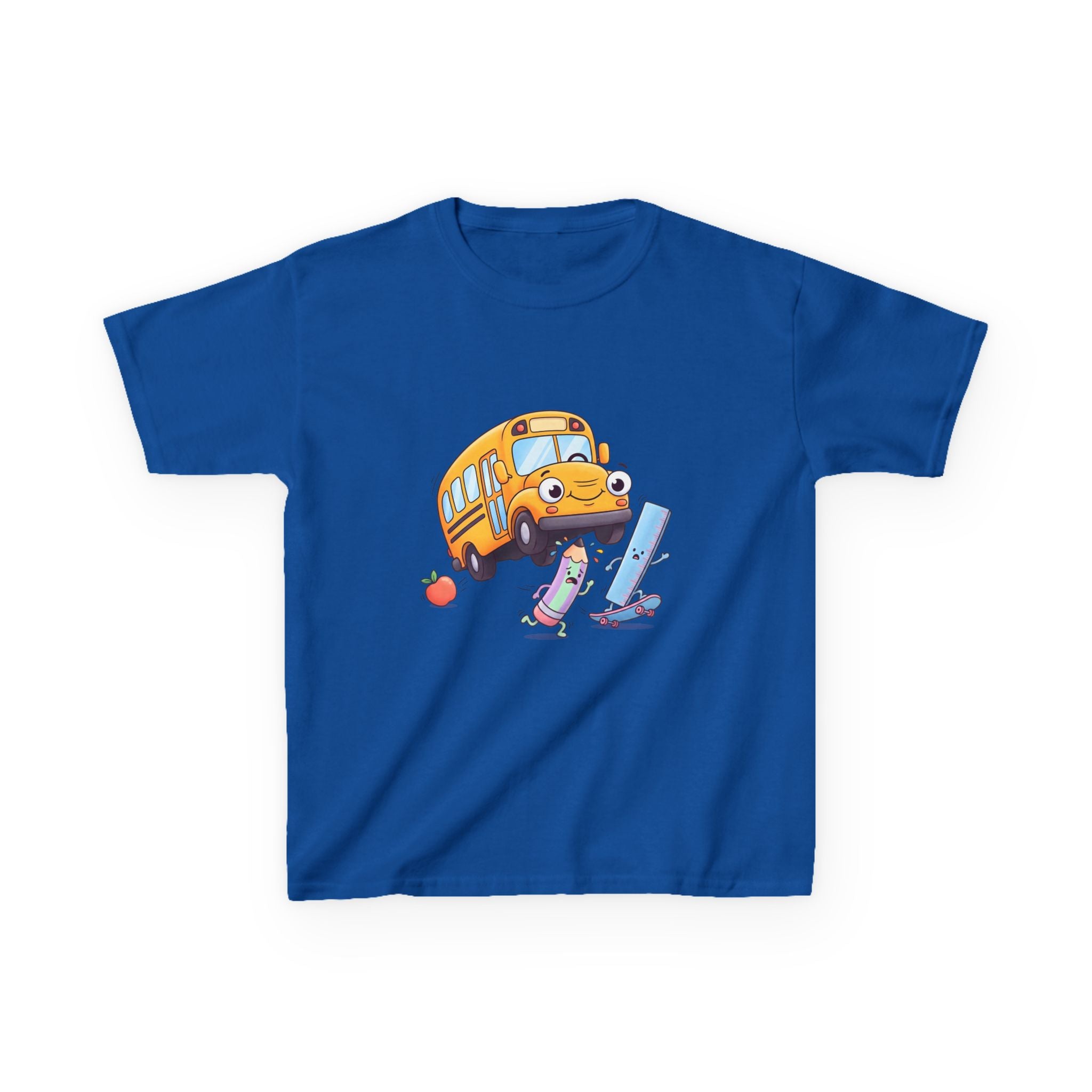 Kids School Bus Tee - Cute School Supplies Shirt | Back to School 2026