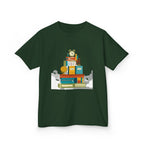 Kids Tee - Flat Vector School Supplies Stack | Back to School 2026