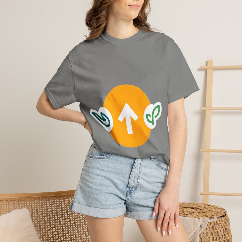 Symbolic Growth T-shirt - Modern Nature Aesthetic | Comfort Colors