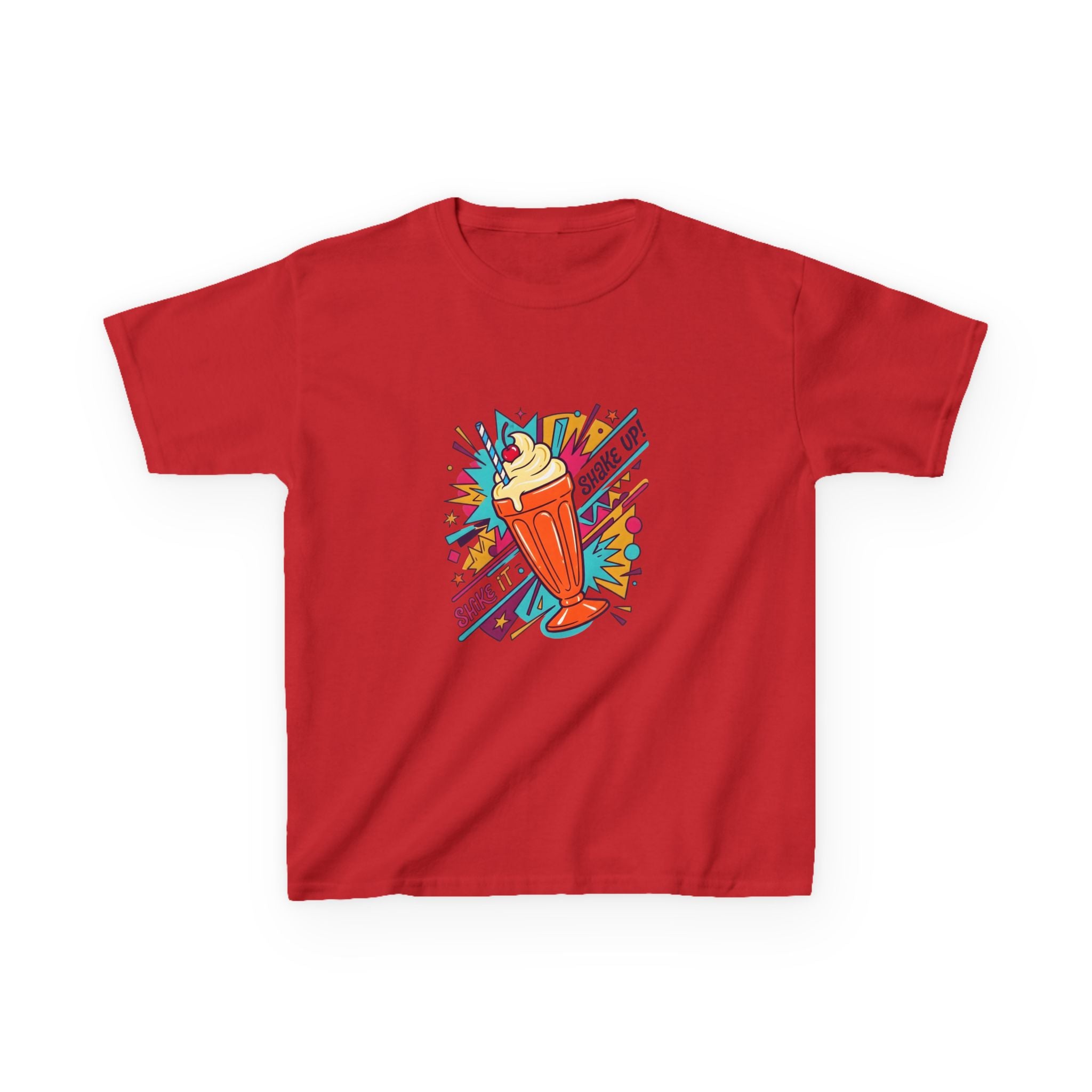 Kids Retro Pop Art Milkshake Tee - SHAKE IT UP! Dessert