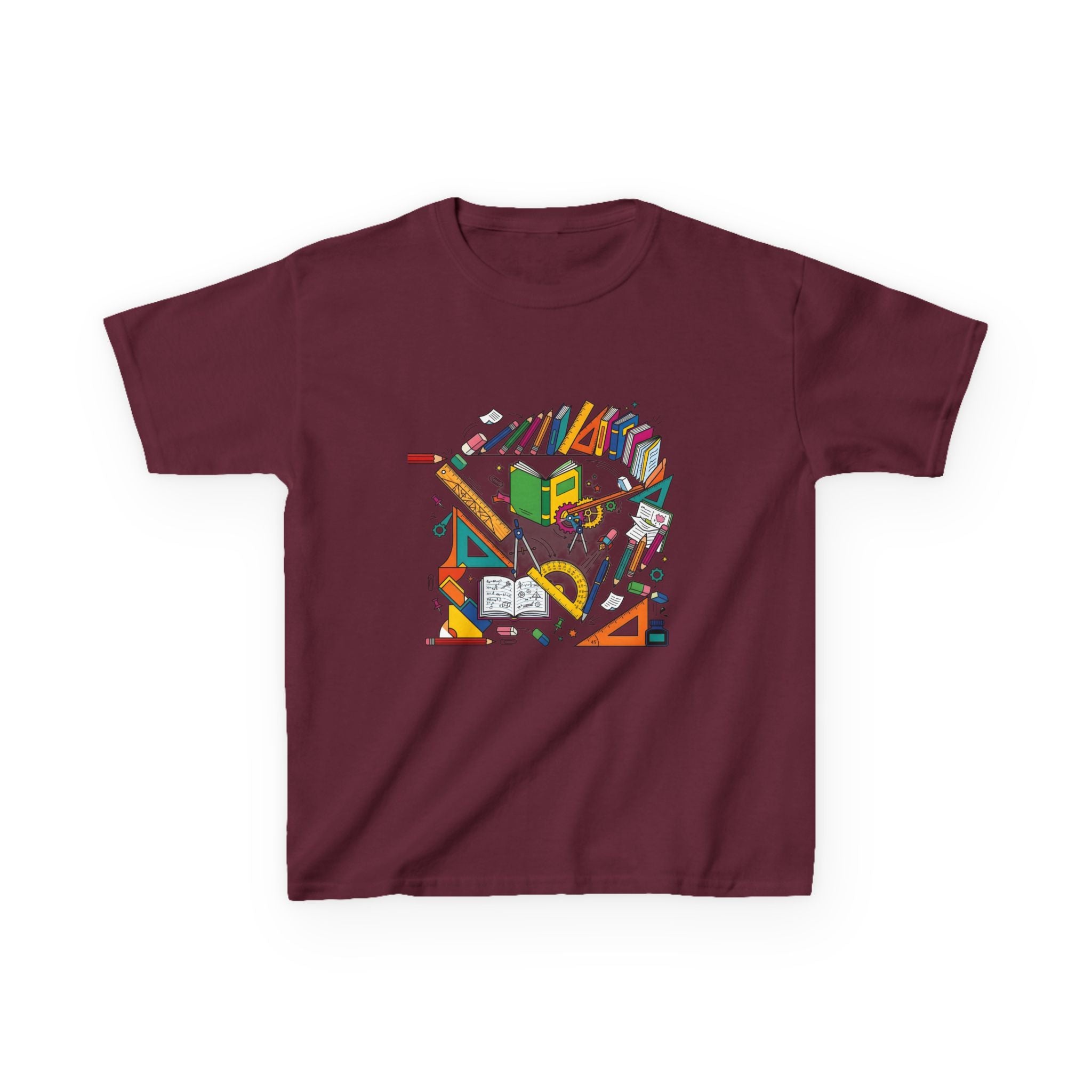 Kids School Supplies Tee - Doodle Art 2026 | Back to School
