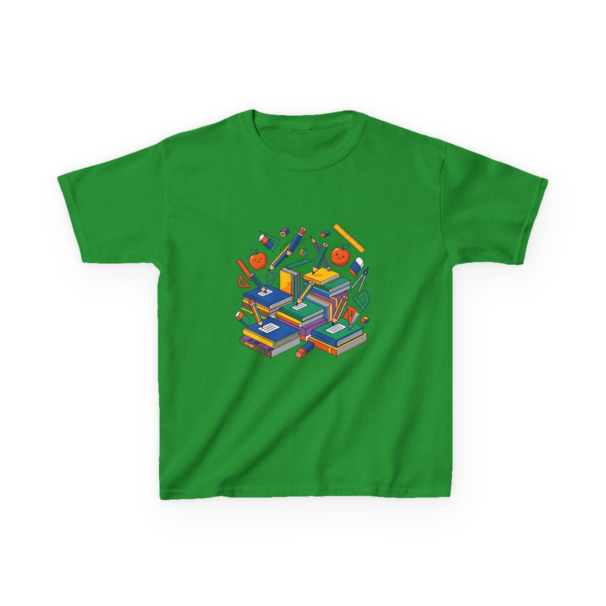 Kids School Supplies Tee - Colorful Education Design | Back to School