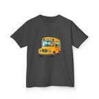 Kids School Bus T-Shirt - Cute Squirrel Driving Cartoon Tee | Back to