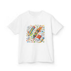 Kids Tee - Vibrant Doodle School Supplies | Back to School