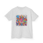 Kids T-Shirt - Cartoon School Supplies Doodle | Back to School