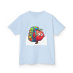 Kids Tee - Adventurous Apple Character Hiking T-Shirt