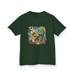 Kids Tee - Dynamic School Supplies Cartoon | Back to School Fun