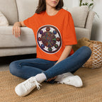Unisex Steampunk T-Shirt - Ornate Mystical Mandala & Gears