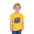 Toddler Crypto Shirt - Neon Geometric Digital Art | Blockchain Kids