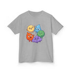 Kids Heavy Cotton Tee - Cute Whimsical Elemental Characters