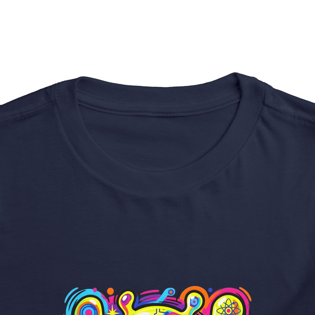 Toddler Tee - Vibrant Psychedelic Monster | Kids Abstract Cartoon Art