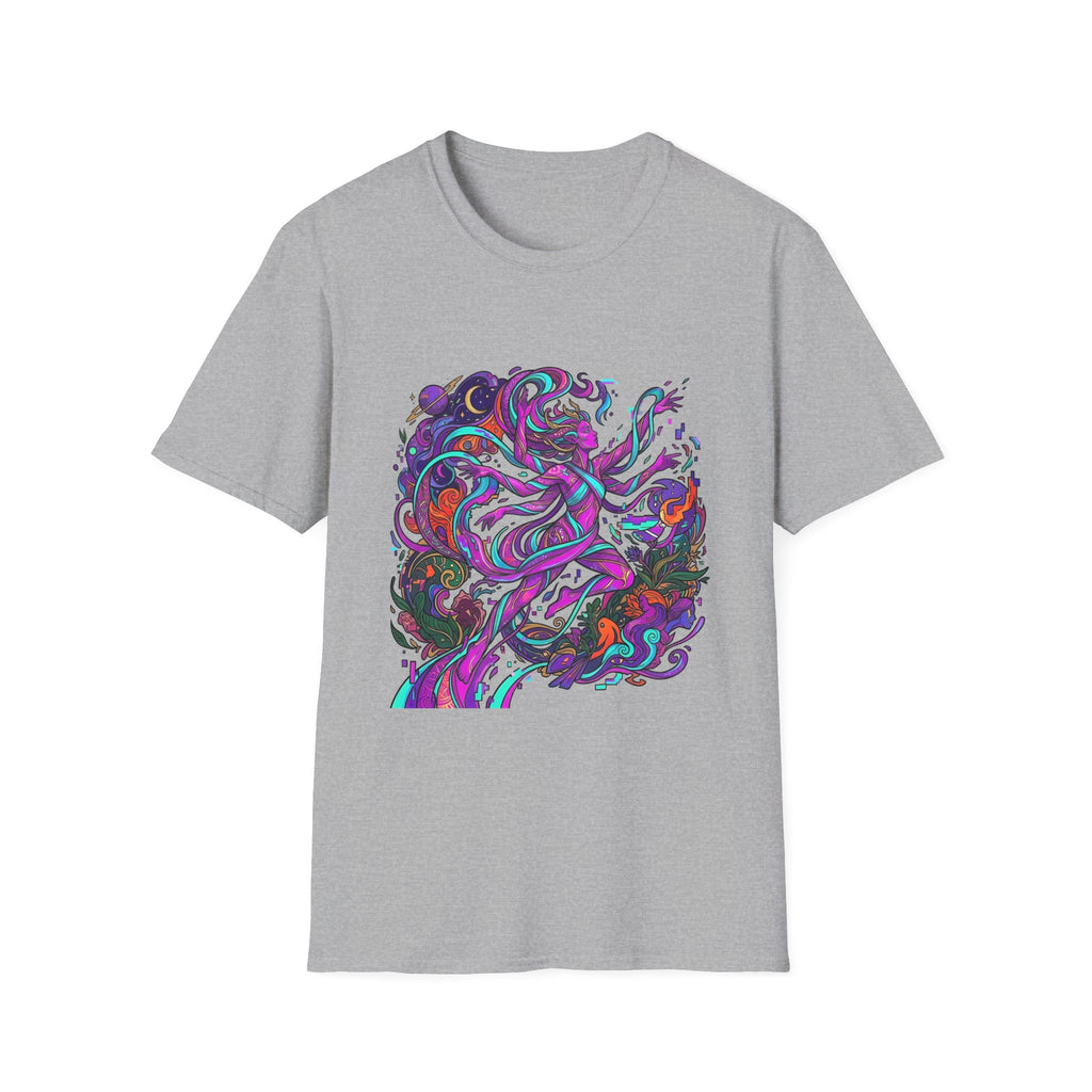 T-Shirt - Vibrant Psychedelic Cosmic Goddess Spiritual Flow