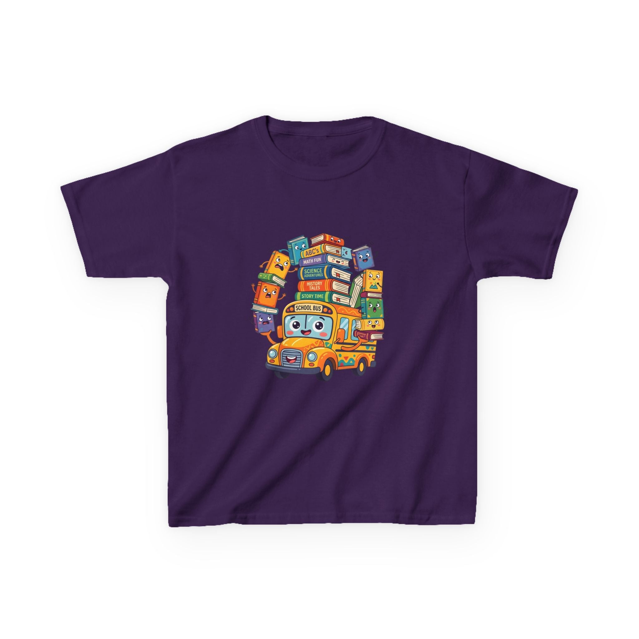 Kids Learning Tee - ABC's, Math & Science School Bus Fun