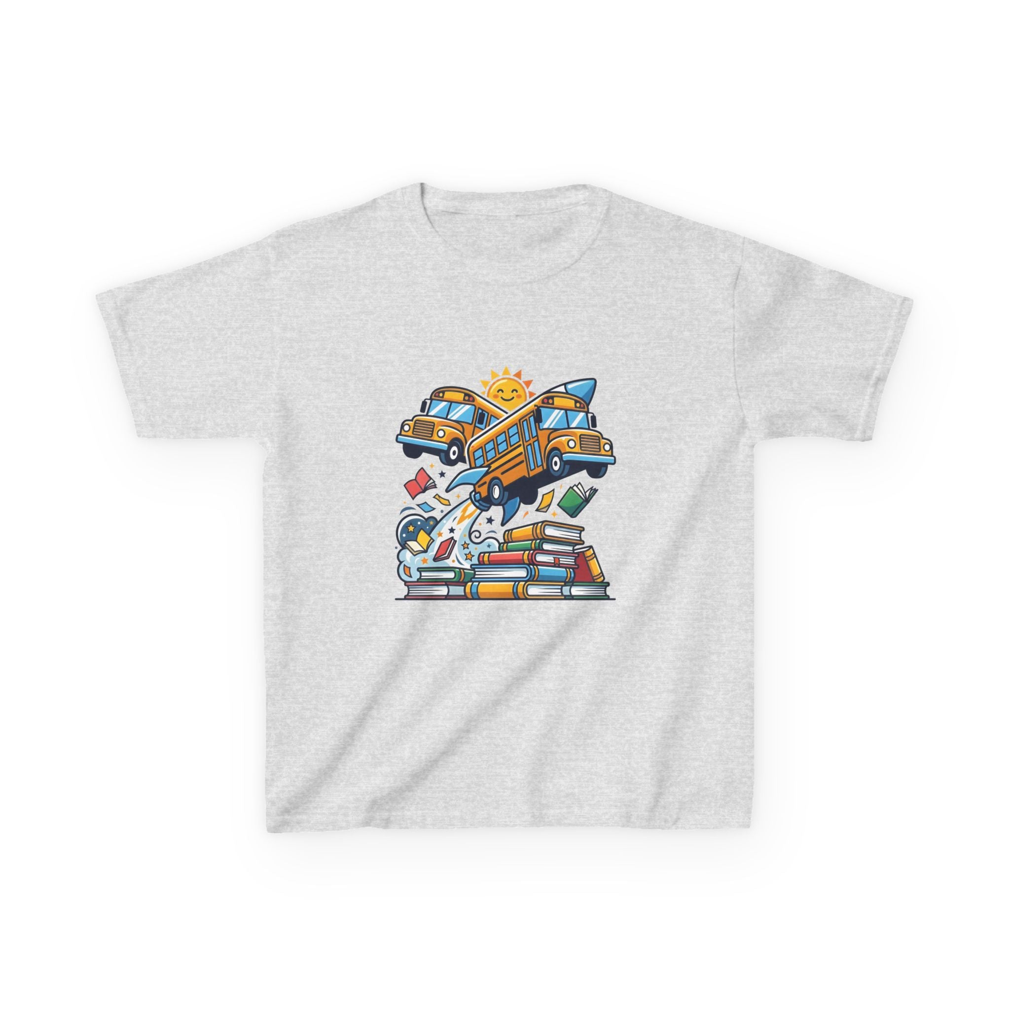 Kids Back to School T-Shirt - Rocket Bus Adventure | First Day