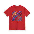 Kids Tee - Vibrant Elemental Magic Energy | Fantasy Glow