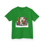 Kids Cartoon T-Shirt - Mischievous School Supplies & Stationery