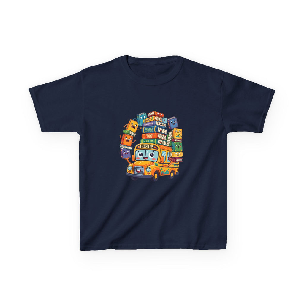 Kids Learning Tee - ABC's, Math & Science School Bus Fun