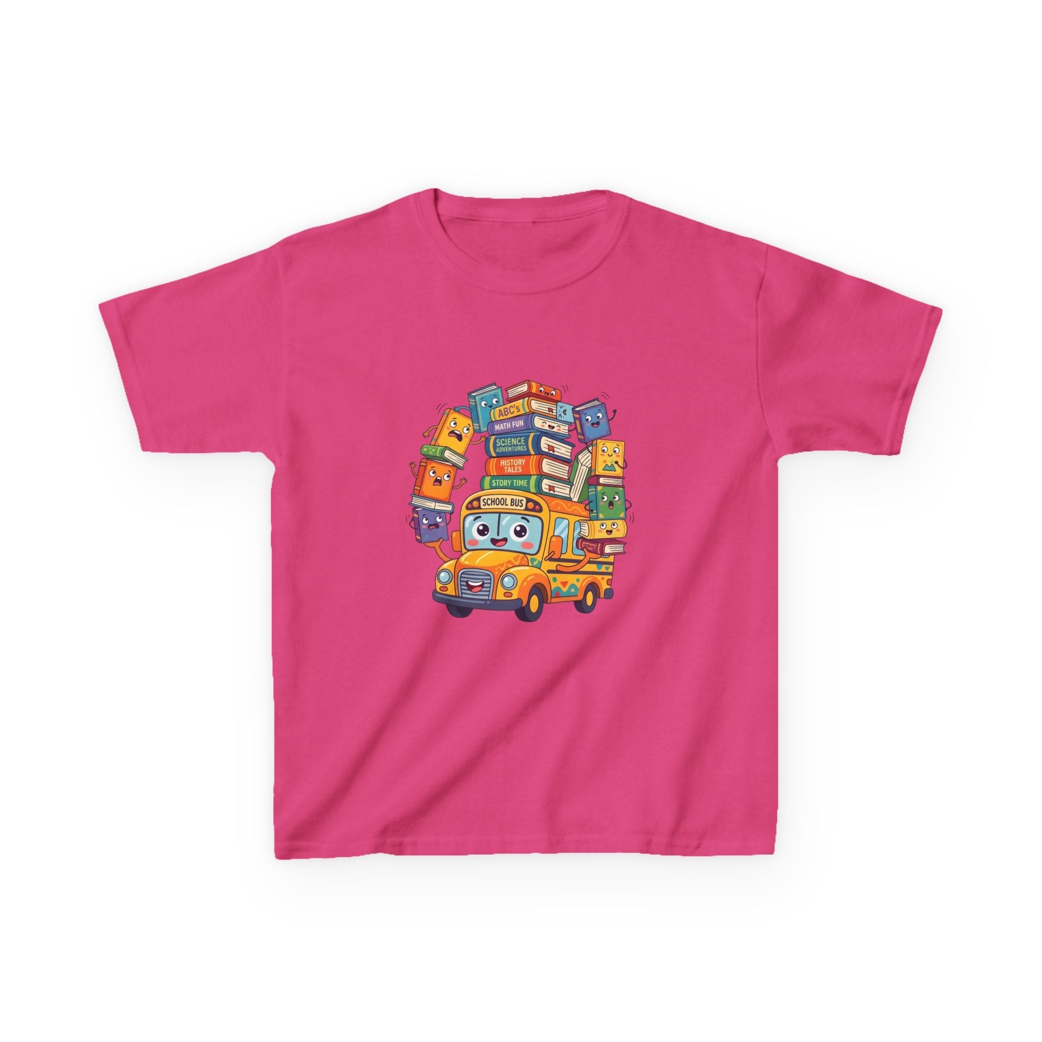 Kids Learning Tee - ABC's, Math & Science School Bus Fun