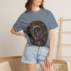 T-shirt - Celestial Keyhole Galaxy | Occult Alchemical Gold