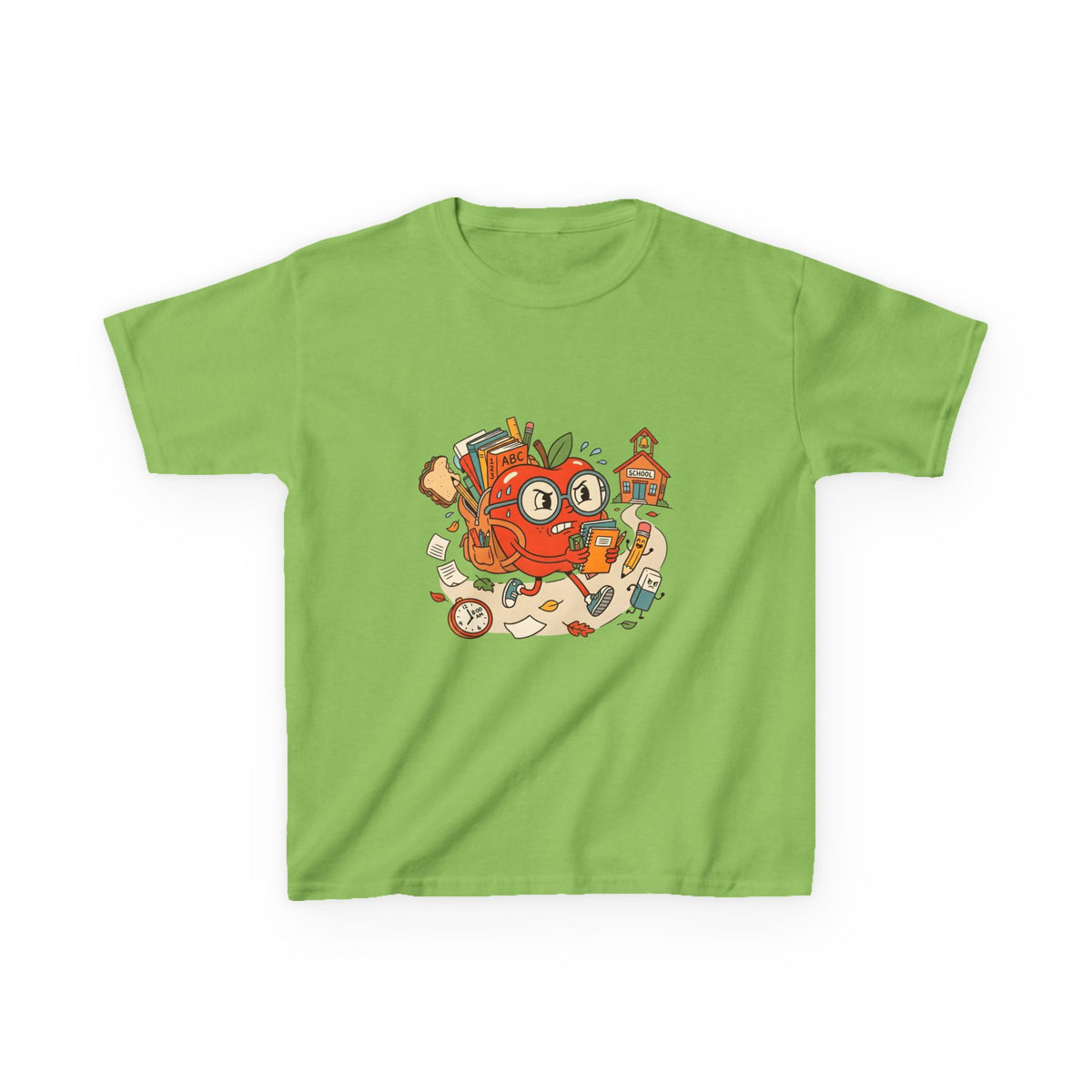Kids Back to School Tee - Playful ABC 123 School Design