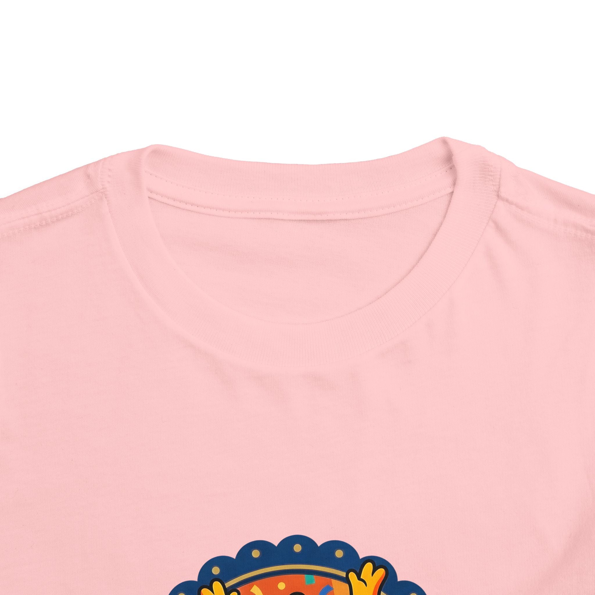 Toddler Tee - Vibrant Playful Celebration Dancing Confetti Shirt