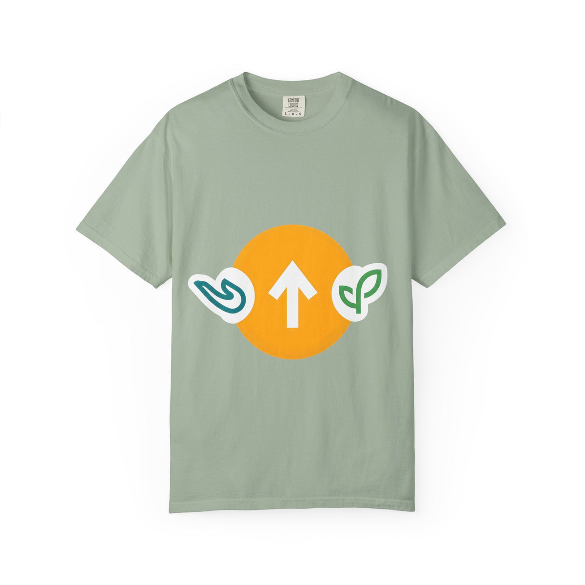 Symbolic Growth T-shirt - Modern Nature Aesthetic | Comfort Colors