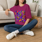 Unisex T-Shirt - Vibrant Organic Abstract | Psychedelic Flow