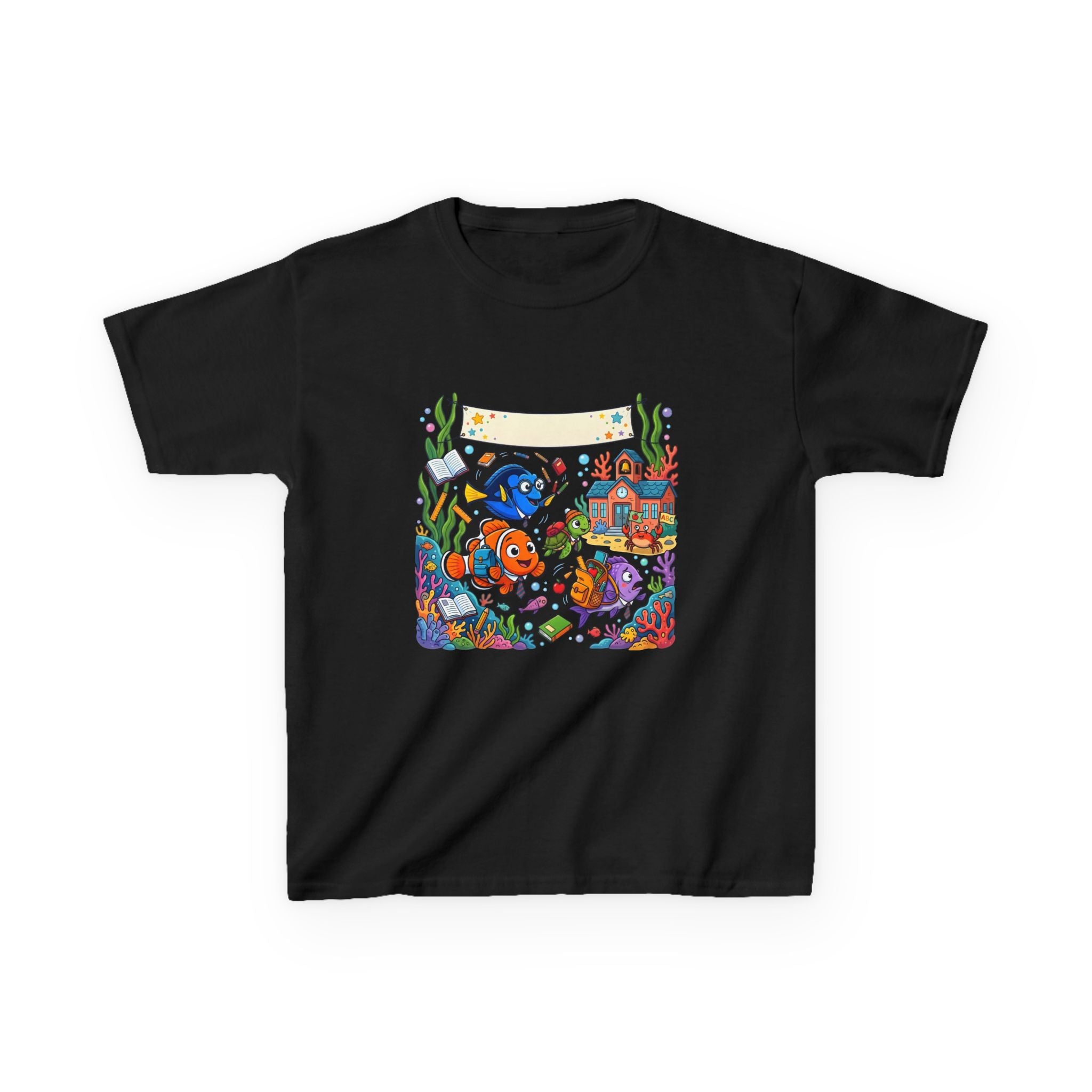 Kids T-Shirt - Whimsical Underwater School ABC | Back to School