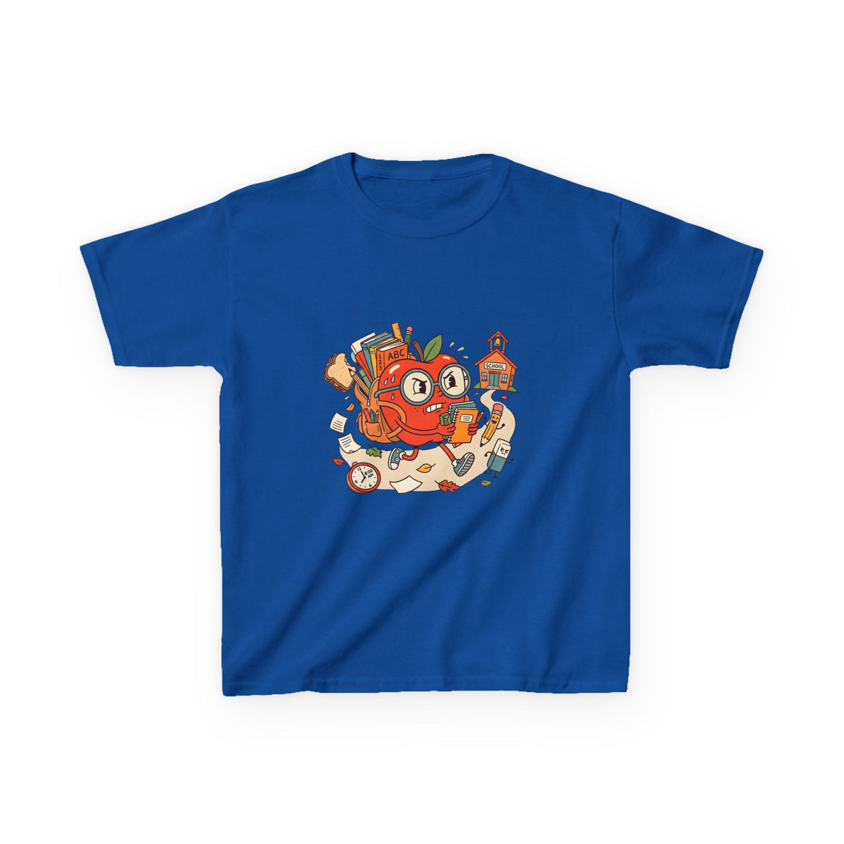 Kids Back to School Tee - Playful ABC 123 School Design