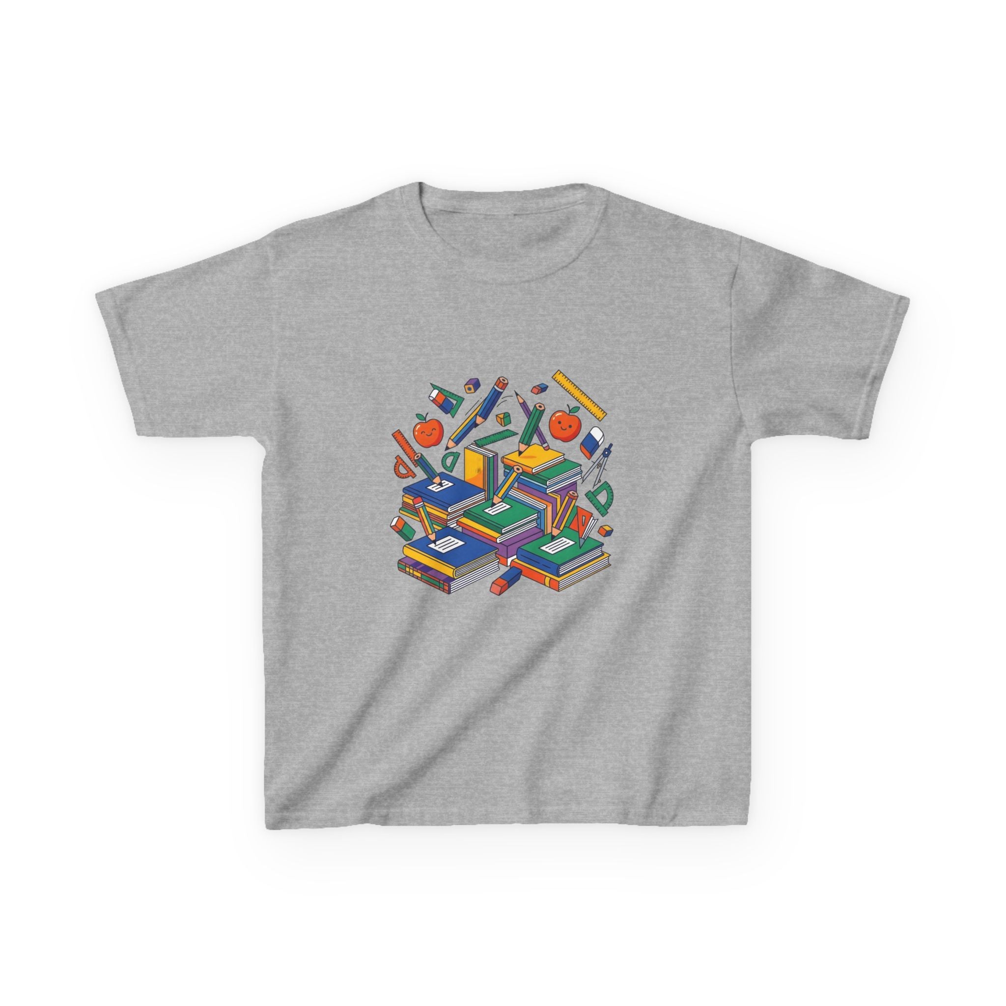 Kids School Supplies Tee - Colorful Education Design | Back to School